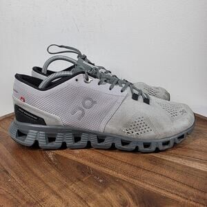 On Cloud X 2.0 Womens Gray And Blue Green Size 8.5 Athletic Running Shoes